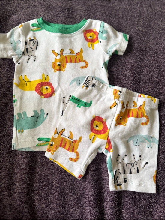 Carter's Other - NWOT Carter’s Infant 2 Piece Set with Colorful Jungle Animals, Super Soft, 9M